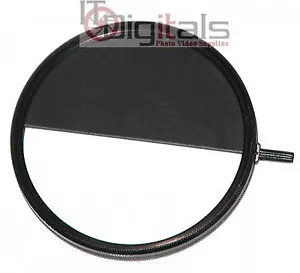 72mm Half Frame Lens Filter Attachment Double Exposure Two picture 1 Frame Trick - Picture 1 of 3