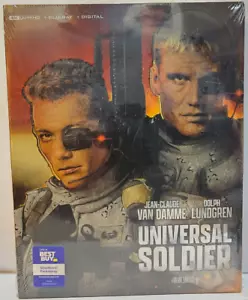Universal Soldier Best Buy Steelbook - New - 4K UHD, Digital Copy, Blu-Ray - Picture 1 of 2