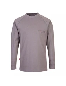 Portwest FR01 Bizflame FR Crew Neck Lightweight Long Sleeves Cotton Top XL - Picture 1 of 1