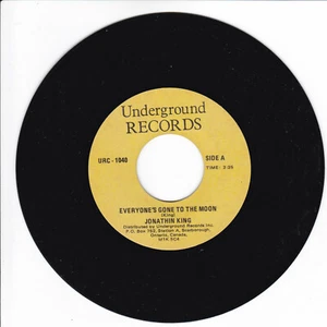 JONATHAN KING Everyone's Gone To The Moon / AL GARDNER Little Reuben VG+ REISSUE - Picture 1 of 2