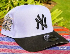 New York Yankees Yankee Stadium 75th Anniversary Snapback Hat New Era 9FORTY - Picture 1 of 8