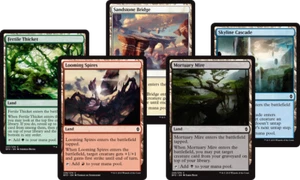 5 Utility Land - Battle for Zendikar - 1x of each - MP-NM - Sets - Magic MTG FTG - Picture 1 of 1