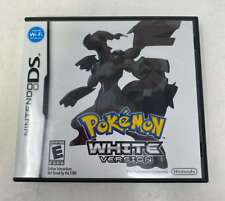 Case and Manual Only NO GAME OEM Pokemon White Version Nintendo DS Authentic
