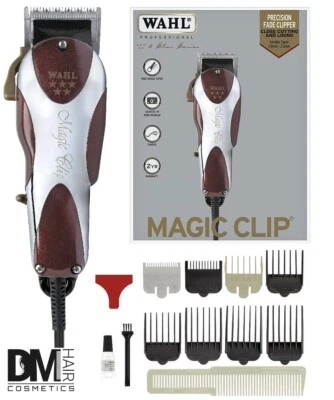 WAHL MAGIC CLIP CLIPPER TOSATRICE TAGLIACAPELLI PROFESSIONALE + 8 RIALZI EU PLUG - Immagine 1 di 3