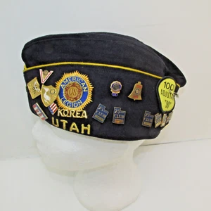 Utah American Legion Hat & pins 1960's - 1990's - Picture 1 of 13