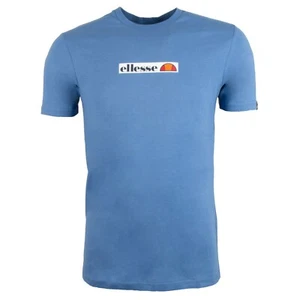 Ellesse SHK12189 Maleli Short Sleeve T-Shirt in Blue - Picture 1 of 4