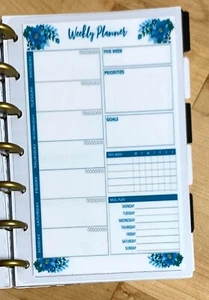Inserto de tablero de planificador semanal para usar con MINI Happy Planner- - Imagen 1 de 5