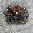 Harley Davidson Belt Buckle Vintage 1991 Baron USA H405 EUC
