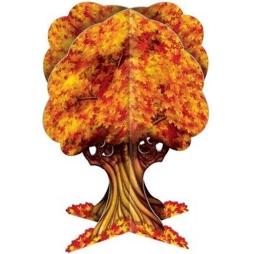 Centro de mesa 3D árbol de otoño otoño otoño acción de gracias decoración de Halloween Foto 1 de 1