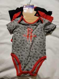 NBA ROCKETS 3 PC CREEPER SET 18 MONTHS (A30)  - Picture 1 of 4