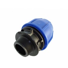 Raccordo a compressione Maschio 50x1'1/2 PN16 per irrigazione