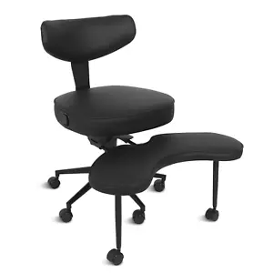 ELECWISH Criss Cross Stuhl mit Rollen verstellbar Meditationsstuhl, Kniestuhl - Bild 1 von 19