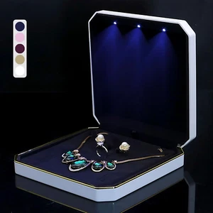 Necklace Box with Led,Jewelry Box for Necklace, Large Necklace Box,Jewelry Gift - Picture 1 of 9