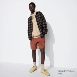 Uniqlo Geared Shorts 8" Unisex 28 Dark Orange Size US XXL NEW - Picture 1 of 4