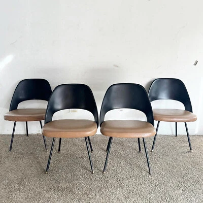 Sillas de comedor estilo 42 Eero Saarinen modernas de mediados de siglo - Juego de 4 Foto 1 de 4