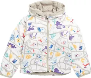 The North Face Kids Unisex Reversible Perrito Jacket Clay Grey Size (7) NWT $100 - Picture 1 of 10