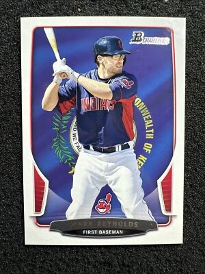 MARK REYNOLDS #112 2013 Bowman State & Hometown Cleveland Indians - Image 1 of 2