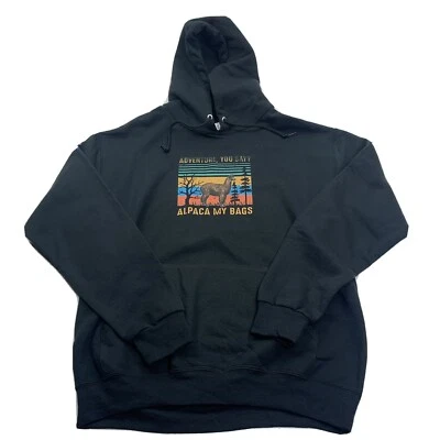 Sudadera con capucha Adventure You Say Alpaca My Bags gris medio Foto 1 de 4