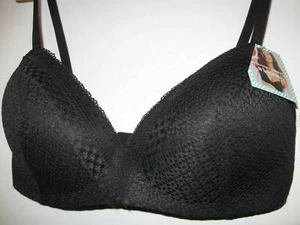 NEW Wirefree MAIDENFORM BRA 34C BLACK Padded Condition: New with tags - Picture 1 of 6
