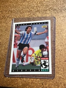 1993 Upper Deck Copa Mundial Inglés/Español Vista previa # 104 Bebeto Brasil - Imagen 1 de 2