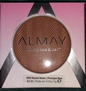 Almay Healthy Hue Blush #100 Nearly Nude/Presque Nue Hypoallergenic Cruelty Free - Picture 1 of 4