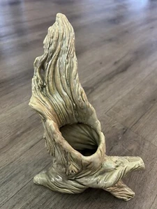 Jarrón jardinera de cerámica gris MCM 9" Freeman McFarlin Dribble Driftwood de colección raro - Imagen 1 de 18