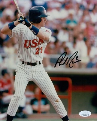Phil Nevin Team USA Signed 8x10 Glossy Photo JSA Authenticated Scuffs - Image 1 of 2