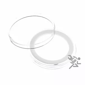 Cápsulas de monedas canadienses de plata de 1,5 oz, soportes Air-Tite anillo blanco X38 mm, paquete de 5 - Imagen 1 de 2