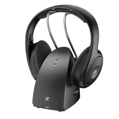 Sennheiser RS 120 W Funk On-Ear Kopfhörer 20h Akkulaufzeit Kabelgebunden schwarz - Bild 1 von 3