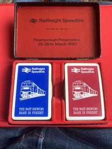 "The Peterborough Presentation" Railfreight Speedlink Playing Cards & Case 1980 - Bild 1 von 6