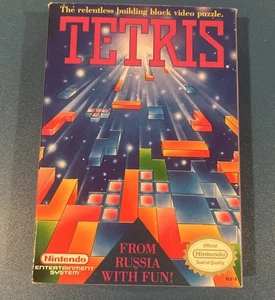 Tetris (Nintendo NES, 1987) Complete in Box CIB Authentic Near Mint With Inserts - Bild 1 von 17