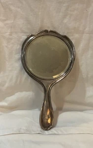 Vintage Sterling Silber MBM Gravur Spiegel - Bild 1 von 4