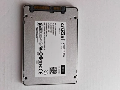 Crucial MX500 500GB SATA 2.5in Solid State Drive (CT500MX500SSD1) - Image 1 of 2