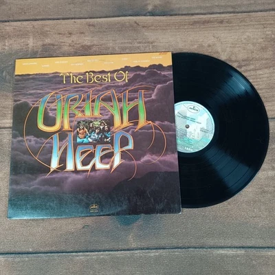 Uriah Heep The Best Of Uriah Heep Vinyl Record LP Mercury SRM-11070 1970s Rock Foto 1 de 4