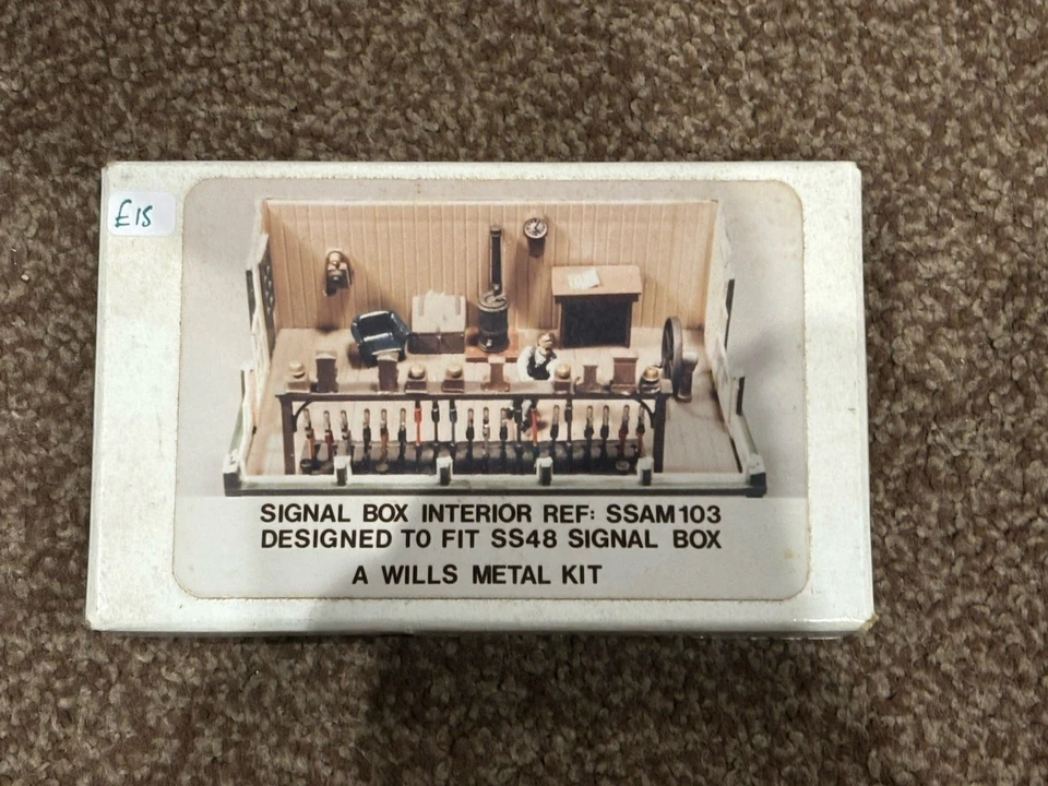 WILLS SSAM103 White Metal Signal Box Interior Kit (For SS48 Signal Box) - image 1 of 1