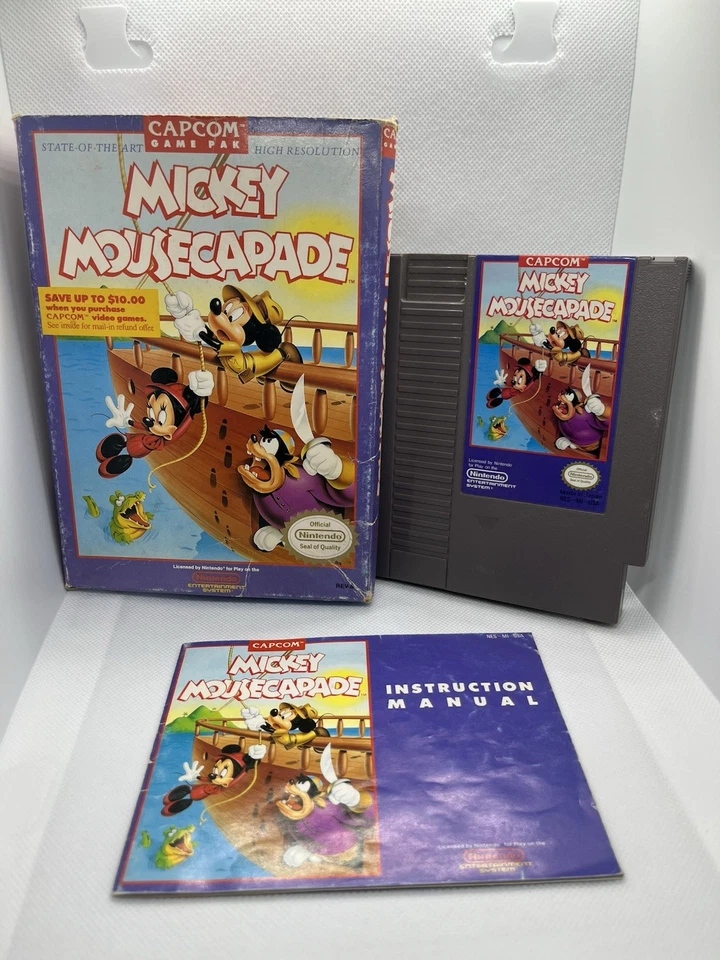 Mickey Mousecapade Nintendo NES Completo CIB Foto 1 de 1