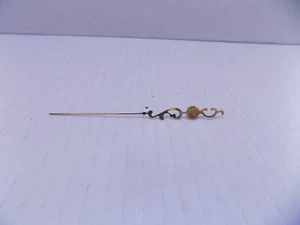 3 3/4" BRASS FINISH SECOND HAND FOR QUARTS CLOCKS NEW - Picture 1 of 5