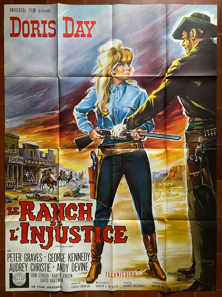 Plakat die Ranch Von L'Injustice Doris Day Peter Grave 120x160cm - Bild 1 von 1