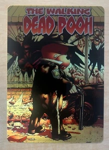 Do You Pooh The Walking Dead #1 Rick Grimes Homage Metal Card by Marat Mychaels - Picture 1 of 1