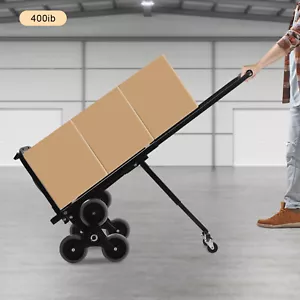 Carro de escalada de escaleras de alta resistencia camión de mano plegable carretilla con ruedas capacidad 551 lb - Imagen 1 de 17