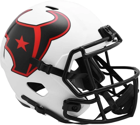 Riddell Houston Texans LUNAR Alternate Revolution Speed Football Helmet Cover