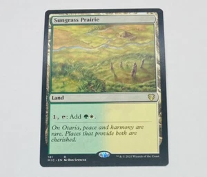Tarjeta coleccionable Magic The Gathering Sungrass Prairie 181 Magic The Gathering Magic The Gathering TC7 - Imagen 1 de 2