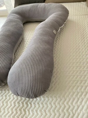 Waffelpique/ Glatt Baumwolle XXXL Schwangerschaftskissen Stillkissen Typ A Typ U - Bild 1 von 4