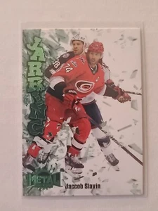2022-23 Metal Universe Jarring Jaccob Slavin #JR-9 Carolina Hurricanes - Imagen 1 de 2
