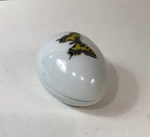 Gerold Porzellan Porcelain Egg Butterfly Bavaria Made in West Germany White - Picture 1 of 4