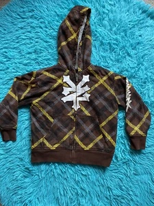 Y2k 2000s Kids Zoo York Hoodie Zip Up - Picture 1 of 2