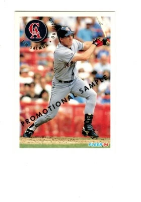 TIM SALMON ANGELS 1994 FLEER #69 - PROMOTIONAL SAMPLE - Image 1 of 2
