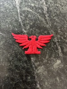Red Bird Eagle Phoenix Vtg Patch Appliqué Embroidered Hat Jacket Bag Accent 2.5” - Picture 1 of 3