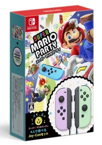 Super Mario Party 4player Joy Con Set (Pastel Purple/Pastel Green)NintendoSwitch - Picture 1 of 2