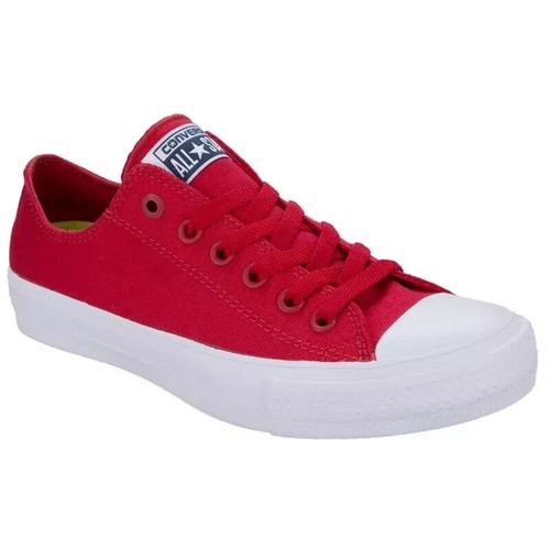 Scarpe da ginnastica casual CONVERSE CT II OX SALSA donna UK 5 EU 37 5 rosso bianco tela